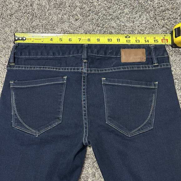 Converse One Star Jeans Womens Size 6 Dark Blue Y2K Low Rise Grunge Skater EUC - Picture 7 of 7